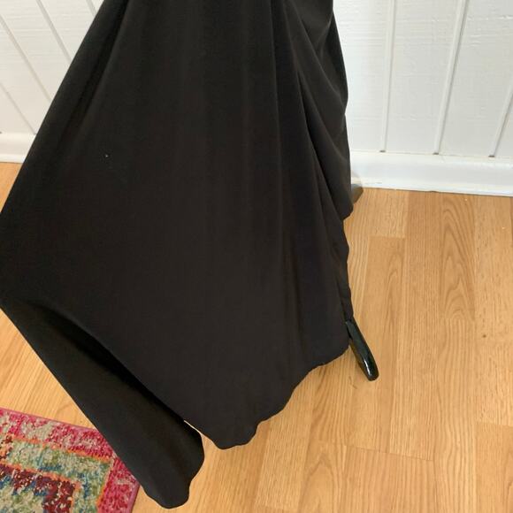 Jessica McClintock Women Sleeveless Bodycon Black Formal Party Maxi Dress Size 8 - Picture 12 of 12